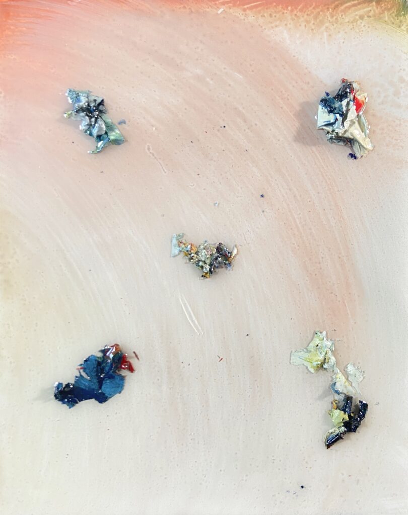 Abstract work by Jodee Clifford. Human Paint Forms. Mixed Media on Wood, 8x10"
Untitled 