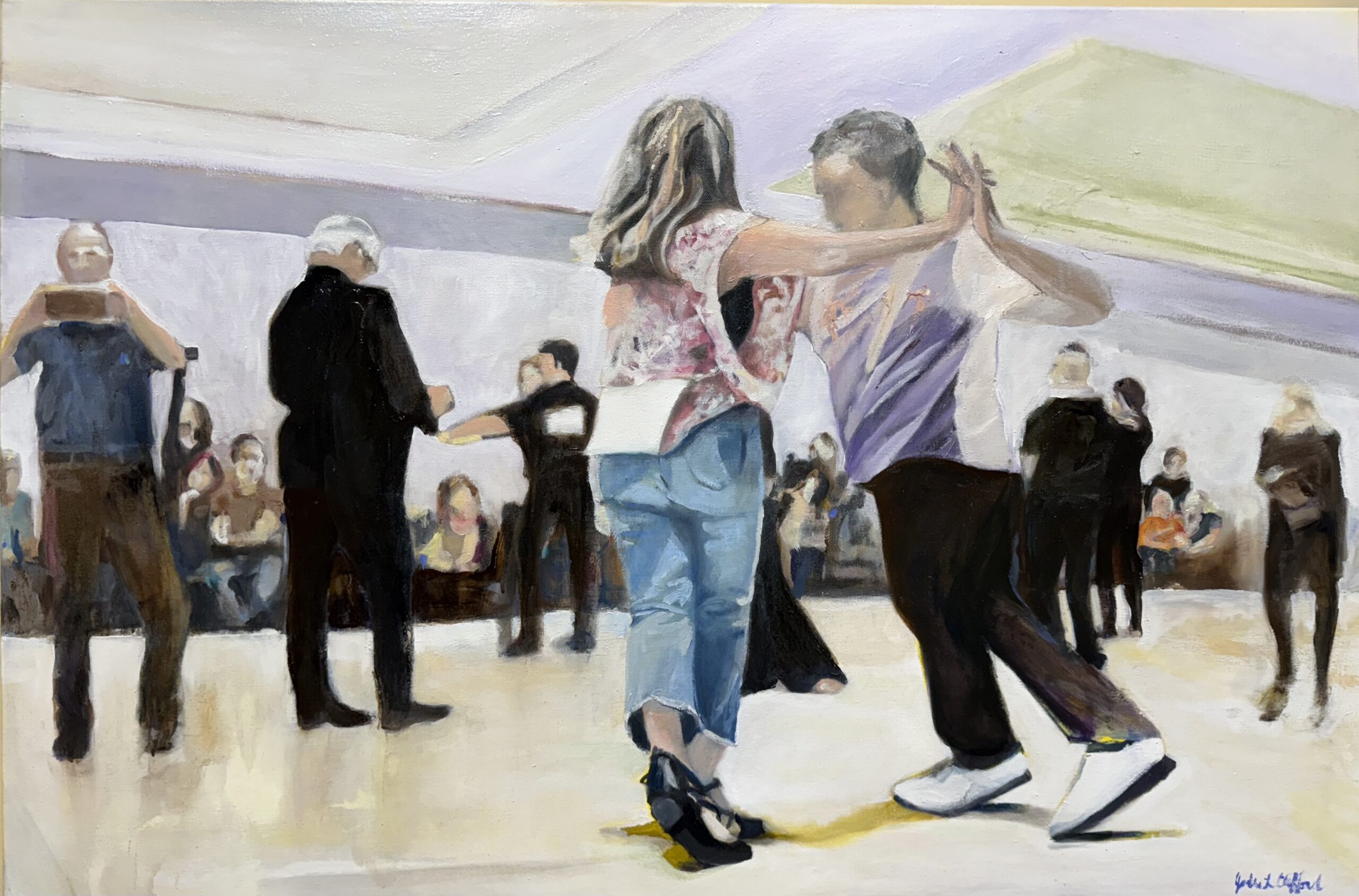 Crossover Competition, Oil on Canvas, Jodee Clifford