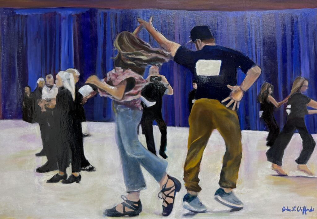 Dance Comp, Oil on Canvas